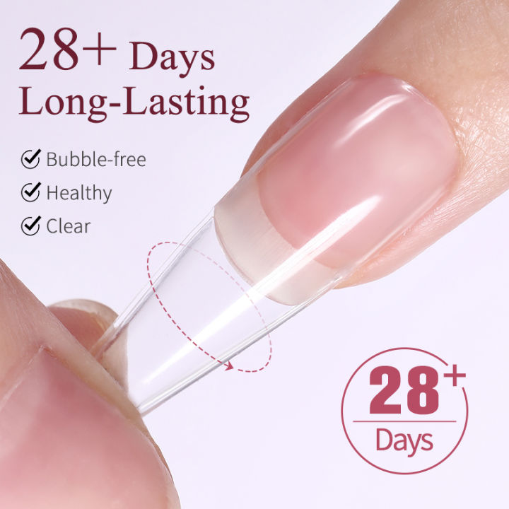 LILYCUTE%207ML%20Soft%20Gel%20Nail%20Tips%20Adhesive%20Glue%203%20IN%201%20Clear%20Nail%20Extension%20Function%20Adhesive%20Nail%20Gel%20Long%20Lasting%20Manicure%20-%20Image%202