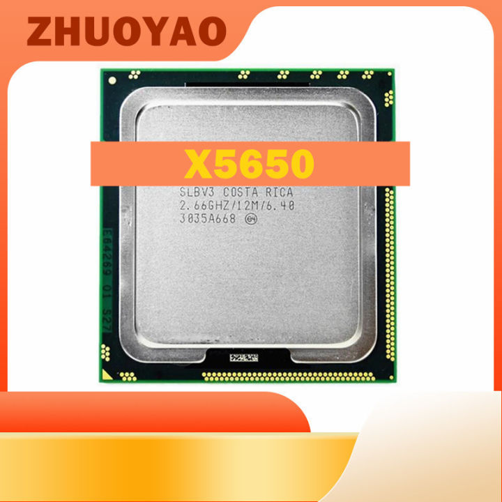 Xeon X5650 Six Core Processor 2.66GHz LGA 1366 12MB L3 Cache server CPU SLBV3