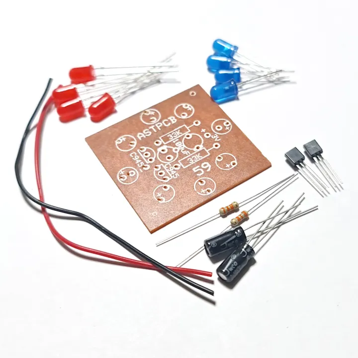 Round%208%20LED%20PCB%20with%20Parts%20DIY%20Circuit%20Decoration%20Hobby%20Electronics%20-%20Image%204