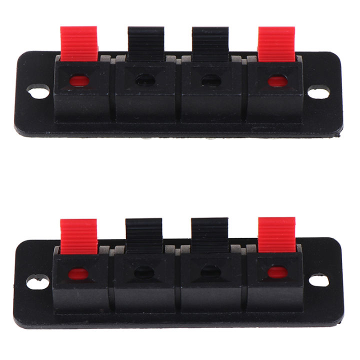 2Pcs%204%20Positions%20Spring%20Connector%20Terminal%20Audio%20Speaker%20Terminals%20Wiring%20Clip%20-%20Image%204