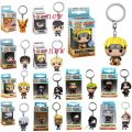 funko pop keychain Funko POP NARUTOs Kurama Sasuke Kakashi Pain Minato Namikaze Itachi with Crows Sasuke Uchiha Pocket Keychain Model Toys GiftsBalloons. 