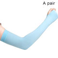 【Parchment & Lace】1 Summer Arm Sleeves Women Men Arm Sleeve Armwarmer UV Sun Protection Cotton Long Fingerless s Arm Sleeves. 