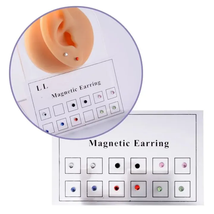 12Pcs/Pack%20Magnet%20Ear%20Tragus%20Cartilage%20Lip%20Stud%20Nose%20Non%20Pierced%20Magnetic%20Cuff%20Piercing%20Unisex%20Jewelry%20Mixed%20Color%20Set%20-%20Image%203