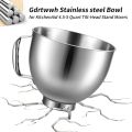 1 Piece Bowl Stainless Steel Silver for KitchenAid 4.5-5 Quart Tilt Head Stand Mixer, for KitchenAid Mixer Bowl, Dishwasher Safe. 