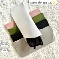 Fashionable Glasses Case Designer PU Leather Women's Sunglasses Box Portable Soft Case Eyewear Pouch for Accessories Travel Storage Ladies Eyewear Protection. 