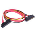Sata 3 Extension Cable Sata Data Power Hdd Adapter Connector Gender Changer Cord Hard Drive Sata Iii 6gb/s Serial Ata Pc Cable. 