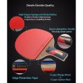 Huieson Super Powerful Ping Pong Racket Bat,6 Star Table Tennis Racket Sticky Pimples(Penhold-Hands Grip). 