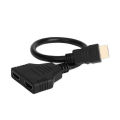 HDMI Splitter Adapter Cable , Dual HDMI Port Y Splitter 1 In 2 Out / HDMI Male To HDMI Female 1 To 2 Way for HDMI HD, LED, LCD, TV,PS3. 