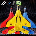 3 Colors Remote Control Airplane Epp Rc 2 Channel Night Fixed-Wing Glider Plane Rtf Kids Boys Toys. 