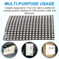 fasdaga 2X WS2812 RGB LED Matrix Panel Individually Addressable Flexible for Video Display, DC5V (16x16). 
