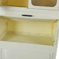 Kids Closet Effortless Assembly Stylish Storage Organizer Dustproof Baby Clothes Cabinet Multipurpose for Bedroom. 