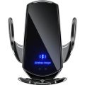 Q3 Smart Sensor Car Phone Wireless Charger 15W Fast Charging Auto-Clamping Car Phone Holder for iPhone and All Qi Enable Android. 