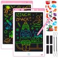 Drawing Pad 12" inch Fully COLOUR Digital LCD Screen Writing / Tablet for Kids lwtk Doodle Board with Lock Function, Erasable Reusable Graphic Board. 