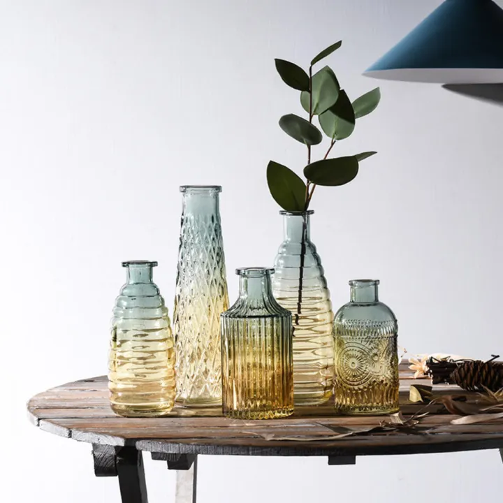 European%20Retro%20Relief%20Transparent%20Decorative%20Glass%20Vase%20Decor%20Living%20Room%20Luxury%20Home%20Decoration%20Hydroponic%20Flower%20Arrangement%20-%20Image%202