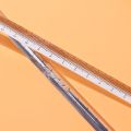 15cm/20cm Simple Transparent Triangular Straight Ruler Student Stationery Creative Stereoscopic Drawing Measurement Exam Plastic Scale. 