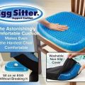 Comfortable Egg Sitting Gel Flex Cushion Seat Sitter Flex Pillow Back Support-L. 