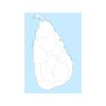 Sri Lanka Map for School Need 20 pcs set, Educational Map. 