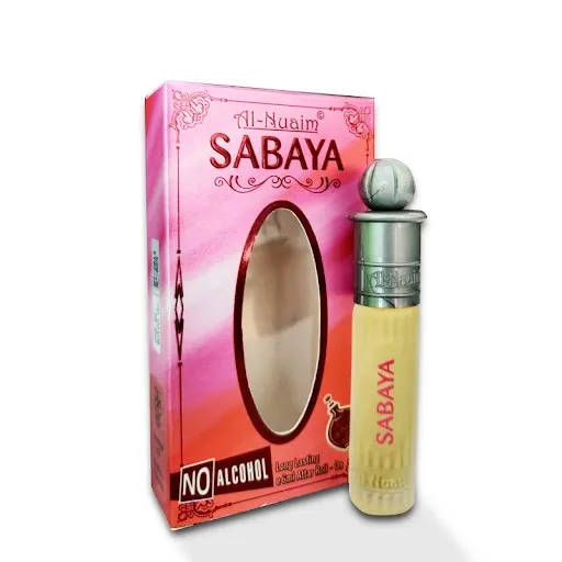 Sabaya Attar Perfume 6ml - Al Nuaim Sabaya _Alcohol Free Perfume Roll on Attar - Long Lasting Fragrance