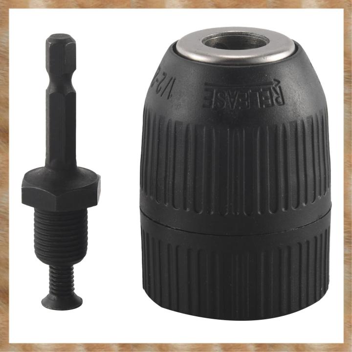 Kqueebee 1/2inch Keyless Drill Chuck Drill Chuck Adapter for Impact ...