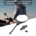 Universal Motorcycle Folding Mirror Motorbike Street Bike Side Mirrors Rearview Scooter Mirror 8/10Mm For. 