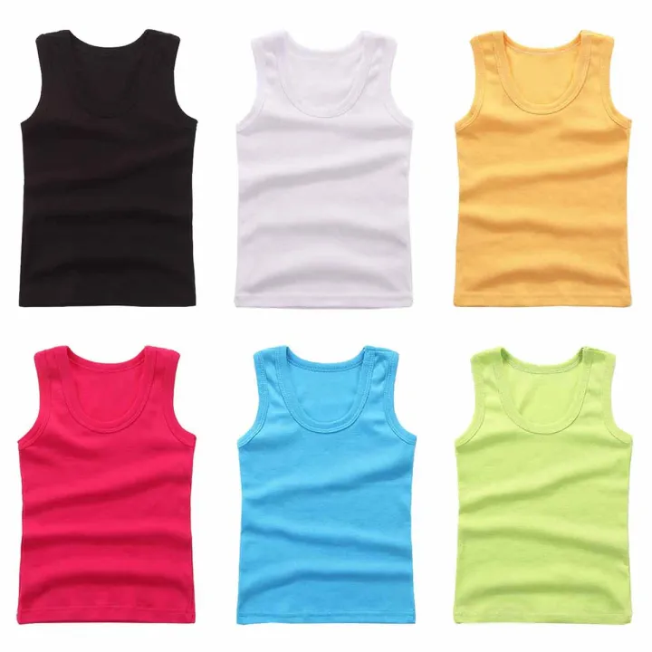 Year%202%20sleeveless%20shirt%20top%20vest%20boys%20underwear%20kids%20vest%20summer%20girls%20solid%20color%20vest%20boys%20clothes%20cotton%20T%20to%2012%20-%20Image%202