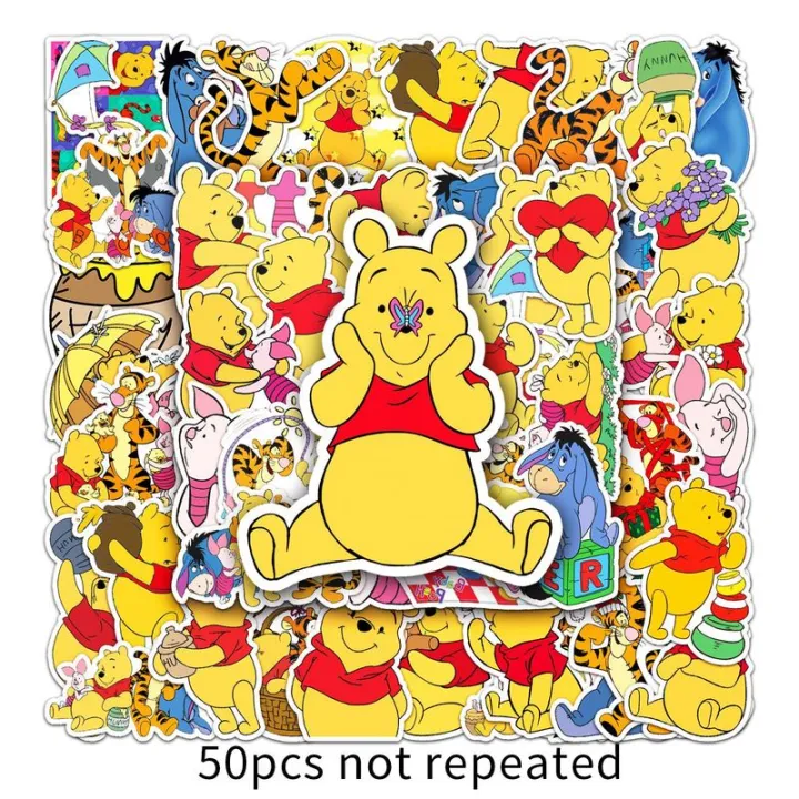 20/40/60pcs%20Pooh%20Stickers%20Winnie%20the%20Pooh%20Bear%20Stickers%20for%20Laptop%20Scrapbook%20Journal%20Kids%20Girls%20Boys%20Stickers%20-%20Image%203
