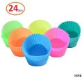 Silicone Cup cake Mold Reusable – 24 pcs. 