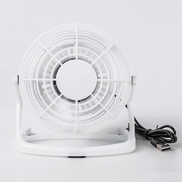 Portable Desk USB Silent Fan Cooler For Laptop Notebook PC Desktop Summer Cooling Fans 180 Degree Rotation 4 Blades USB Mini Fan
