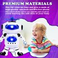 Electronic Walking Dancing Robot Toy For Kids, Flashing Lights, 360° Body Spinning, Toddlers Bosys Girls Fun Toy Figure. 