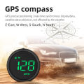 Universal Car HUD Head Up Display GPS Speedometer with Speed, Overspeed Warning, Mileage Measurement, Fatigue driving reminder for  All Vehicle. 