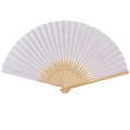 Colorful Paper Fan Handheld Foldable Children Painting Fan Bridal Dancing Photographic Props. 