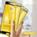2 pcs Samsung J4 Plus full cover tempered glass phone screen protector protective film. 