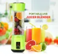 USB Juicer Cup, Fruit Mixing Machine, Portable Personal Size Eletric Rechargeable Mixer, Blender, Water Bottle 380ml with USB Charger Cable Portable Juice Blender and Mixer. 