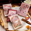 Mini Notebook Adele's Rose Manor Series Blank Page A7 Cute Pocket Book Beautiful Diary Portable Student Notepad. 