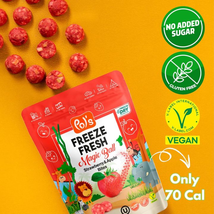 Pol's%20Freeze%20Fresh%20Magic%20Ball%20Freeze-Dried%20Strawberry%20&%20Apple%20Bites,%2020g%20%7C%20100%25%20Fruit,%20Non-GMO,%20Halal,%20Kosher,%20No%20Added%20Sugar,%20Gluten-Free,%20Vegan%20%7C%20Healthy%20Snack%20for%20On-the-Go%20%7C%20Kid's%20Snack%20(FROM%20DUBAI)%20-%20Image%202