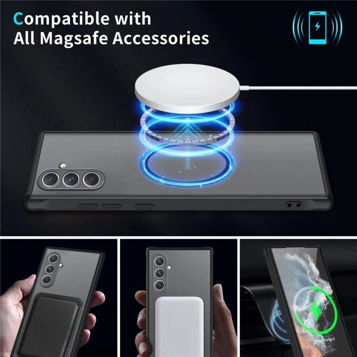 For%20Magsafe%20Wireless%20Charging%20Phone%20Case%20for%20Samsung%20Galaxy%20A14%20A34%20A54%205G%20Shockproof%20PC%20Matte%20Armor%20Coque%20Samung%20A%2014%2034%2054%205G%20-%20Image%206