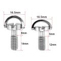 Camera 1/4 D-ring Mounting Stainless Quick Release Plate Photography Accessories for SLR. 