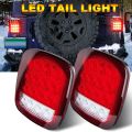 LED Tail Light Rear Light Brake Reverse Turn Signal for Jeep Wrangler TJ CJ YJ. 