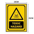 Toxic Hazard Sign Board - FOAM BOARD MATERIAL. 