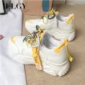 IELGY female old shoes spring and summer all-match breathable casual white shoes. 