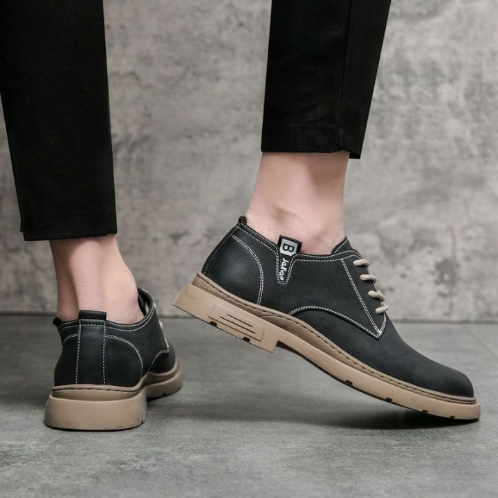 Men's Shoes Summer Fashion All-Matching Genuine Leather Dr