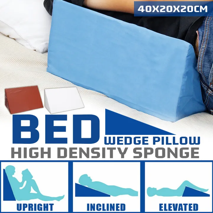 【BestGO】Bed Wedge Pillow Foam Body Positioner Elevate Support Back Neck Pain Leg Rest