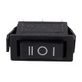 2PCS 3 Pin SPDT ON-OFF-ON 3 Position Snap Rocker Switch with 6 Pin DPDT On/on 2 Position Mini Toggle Switch Blue. 