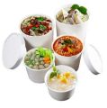 50pcs 180ml Disposable Plastic Cup & Bowl With Lid For Storage Sauce, Jelly, Yogurt, Mousse, Soup And Ice Cream. 