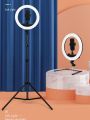 10inch Selfie Ring Light with Optional Tripod, Photography Fill Light Led Ring Lamp Ringlight for Video Recording Live Broadcast. 