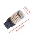 QUANBU 4 Pcs Led Light: 2 Pcs T20 7440 W21W Wy21W 144-Smd Reverse Light Led Bulbs & 2 Pcs No Hyper Flash 1156 Car Led Light. 