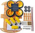 4WD Arduino Car Chassis kit,Robot Kit 4WD Robot Car Smart Chassis Kit with 4 TT Motor. 