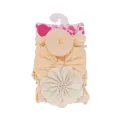 3-Piece Newborn Baby Girl Headbands - Flower Bow Knot Hair Accessories. 