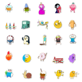 60pcs Adventure Time Stickers Pack For Kids for Laptops skateboard luggage. 