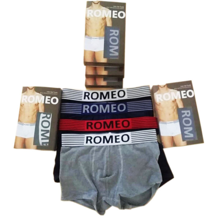 4 Pcs Pack Romeo Mens underwear boxer